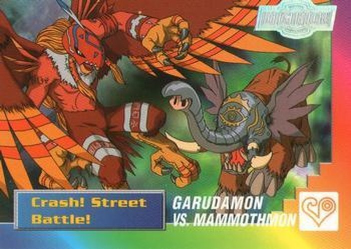 #30of32 Garudamon vs. Mamothmon - 2000 Upper Deck Digimon Series 2