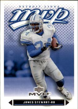 #310 James Stewart - Detroit Lions - 2003 Upper Deck MVP Football