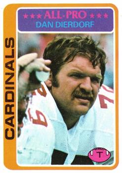 #310 Dan Dierdorf - St. Louis Cardinals - 1978 Topps Football