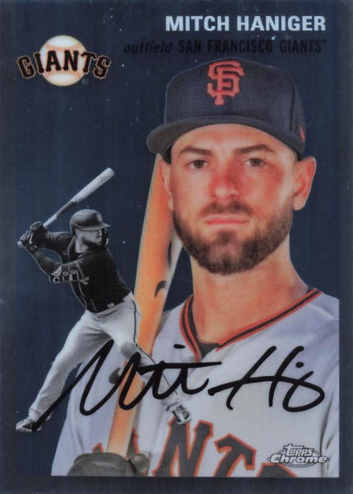 #310 Mitch Haniger - San Francisco Giants - 2023 Topps Chrome Platinum Anniversary Baseball