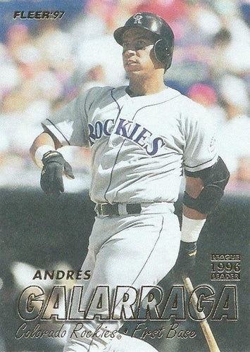 #310 Andres Galarraga - Colorado Rockies - 1997 Fleer Baseball
