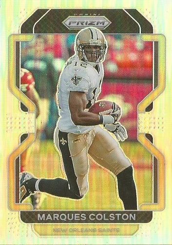 #310 Marques Colston - New Orleans Saints - 2021 Panini Prizm - Silver Football