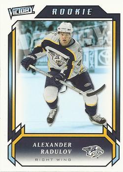 #310 Alexander Radulov - Nashville Predators - 2006-07 Upper Deck Victory Update Hockey