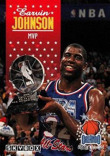 #310 Earvin Johnson - Los Angeles Lakers - 1992-93 SkyBox Basketball