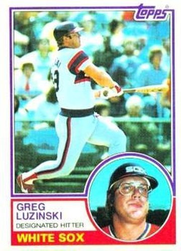 #310 Greg Luzinski - Chicago White Sox - 1983 Topps Baseball