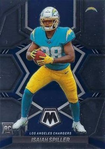 #310 Isaiah Spiller - Los Angeles Chargers - 2022 Panini Mosaic Football