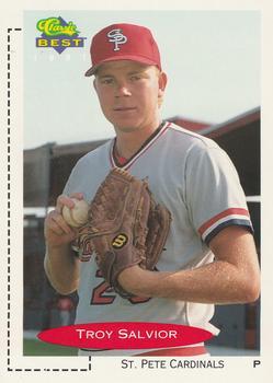 #310 Troy Salvior - St. Petersburg Cardinals - 1991 Classic Best Baseball