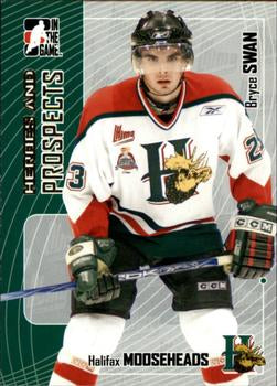 #310 Bryce Swan - Halifax Mooseheads - 2005-06 In The Game Heroes and Prospects Hockey