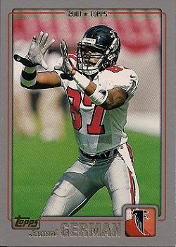 #310 Jammi German - Atlanta Falcons - 2001 Topps Football