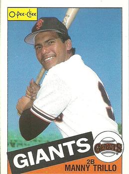 #310 Manny Trillo - San Francisco Giants - 1985 O-Pee-Chee Baseball