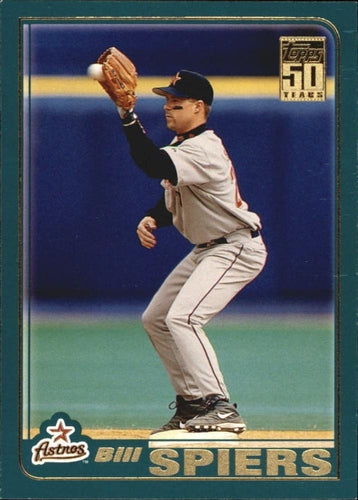 #310 Bill Spiers - Houston Astros - 2001 Topps Baseball
