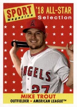 #310 Mike Trout - Los Angeles Angels - 2019 Topps Archives Baseball
