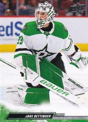 #311 Jake Oettinger - Dallas Stars - 2022-23 Upper Deck Hockey