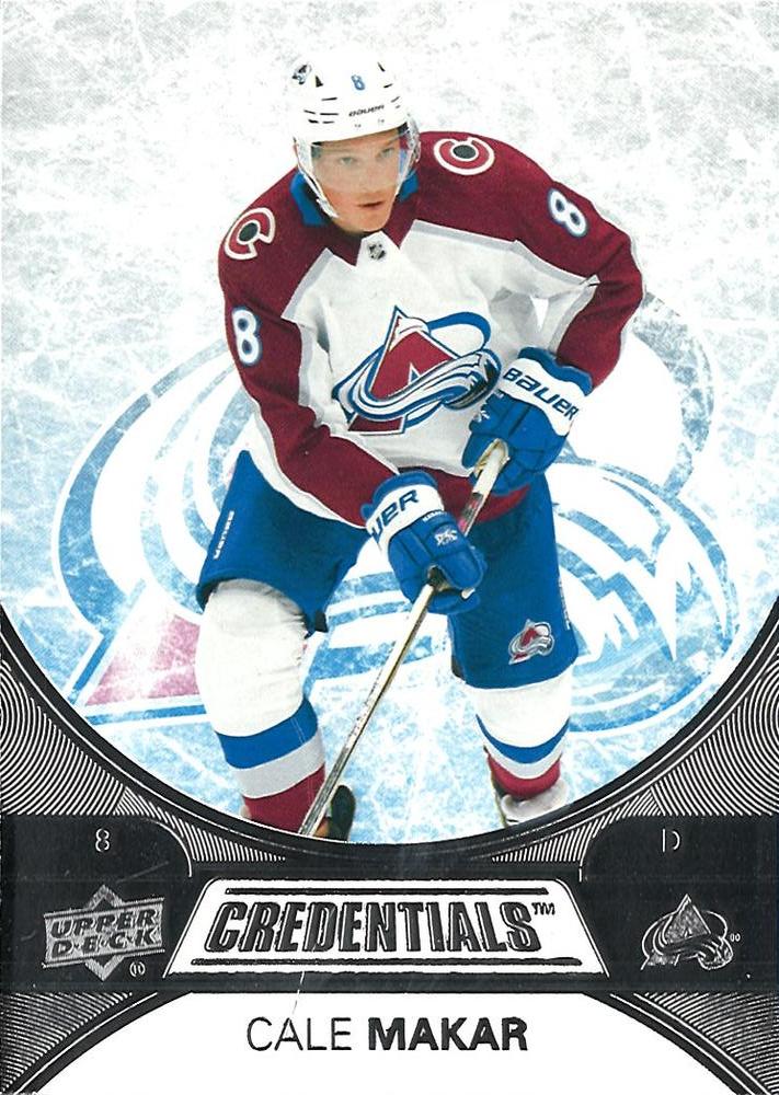 #13 Cale Makar - Colorado Avalanche - 2021-22 Upper Deck Credentials Hockey