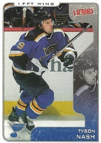 #311 Tyson Nash - St. Louis Blues - 2001-02 Upper Deck Victory Hockey