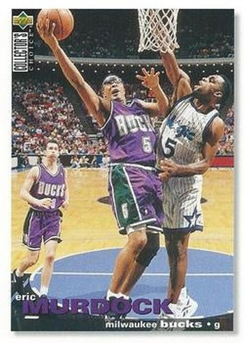 #311 Eric Murdock - Milwaukee Bucks - 1995-96 Collector's Choice Basketball