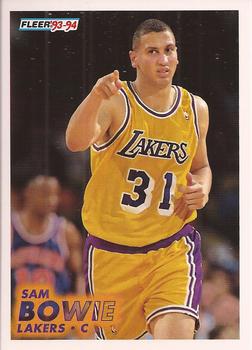 #311 Sam Bowie - Los Angeles Lakers - 1993-94 Fleer Basketball