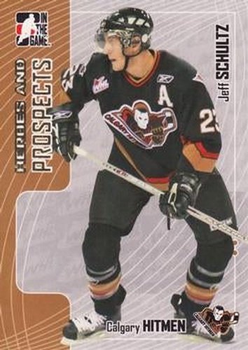 #311 Jeff Schultz - Calgary Hitmen - 2005-06 In The Game Heroes and Prospects Hockey