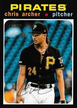 #311 Chris Archer - Pittsburgh Pirates - 2020 Topps Heritage Baseball