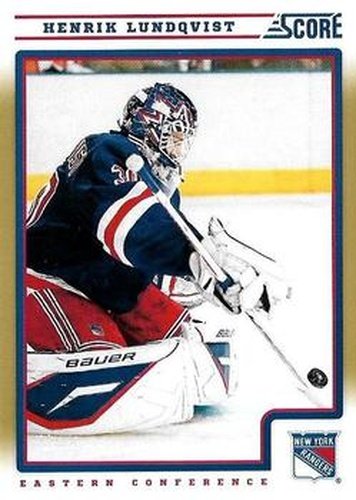 #311 Henrik Lundqvist - New York Rangers - 2012-13 Score - Gold Rush Hockey