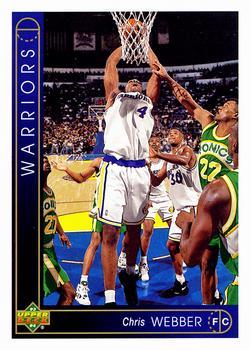 #311 Chris Webber - Golden State Warriors - 1993-94 Upper Deck Basketball