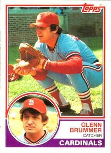 #311 Glenn Brummer - St. Louis Cardinals - 1983 Topps Baseball