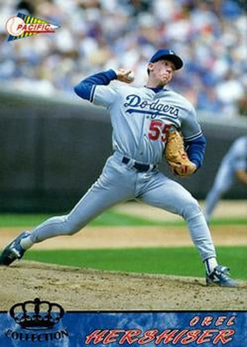 #311 Orel Hershiser - Los Angeles Dodgers - 1994 Pacific Baseball
