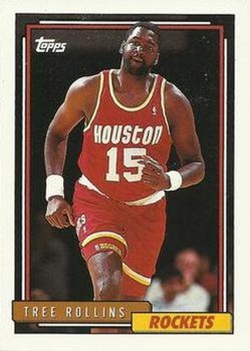 #311 Tree Rollins - Houston Rockets - 1992-93 Topps Basketball