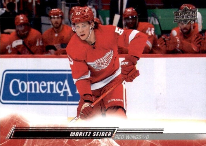 #312 Moritz Seider - Detroit Red Wings - 2022-23 Upper Deck Hockey