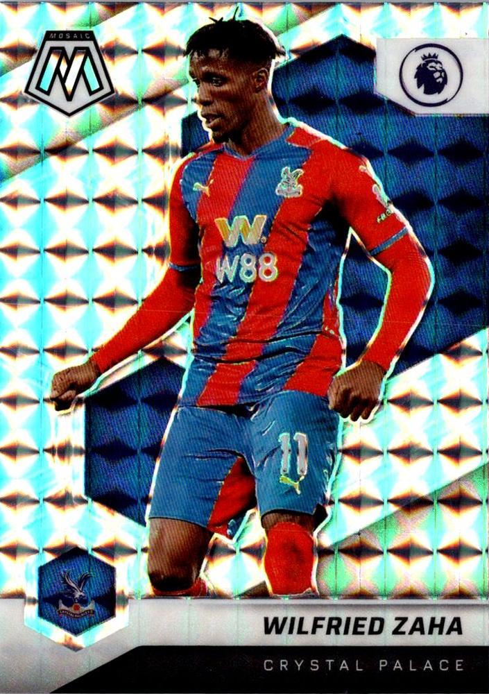 #140 Wilfried Zaha - Crystal Palace - 2021-22 Panini Mosaic Premier League - Mosaic Soccer