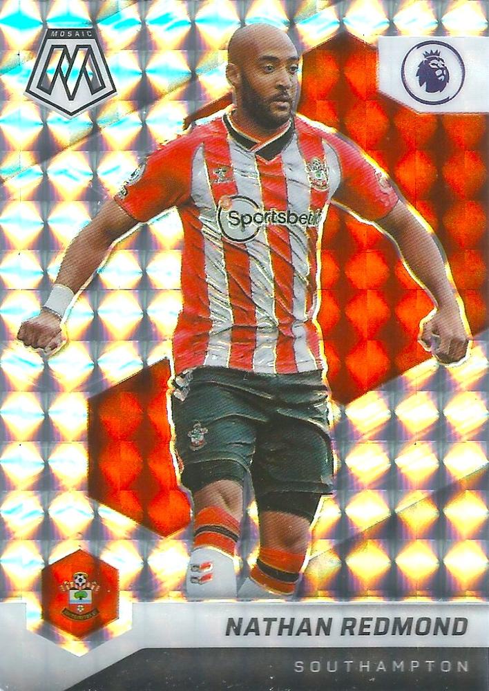 #158 Nathan Redmond - Southampton - 2021-22 Panini Mosaic Premier League - Mosaic Soccer