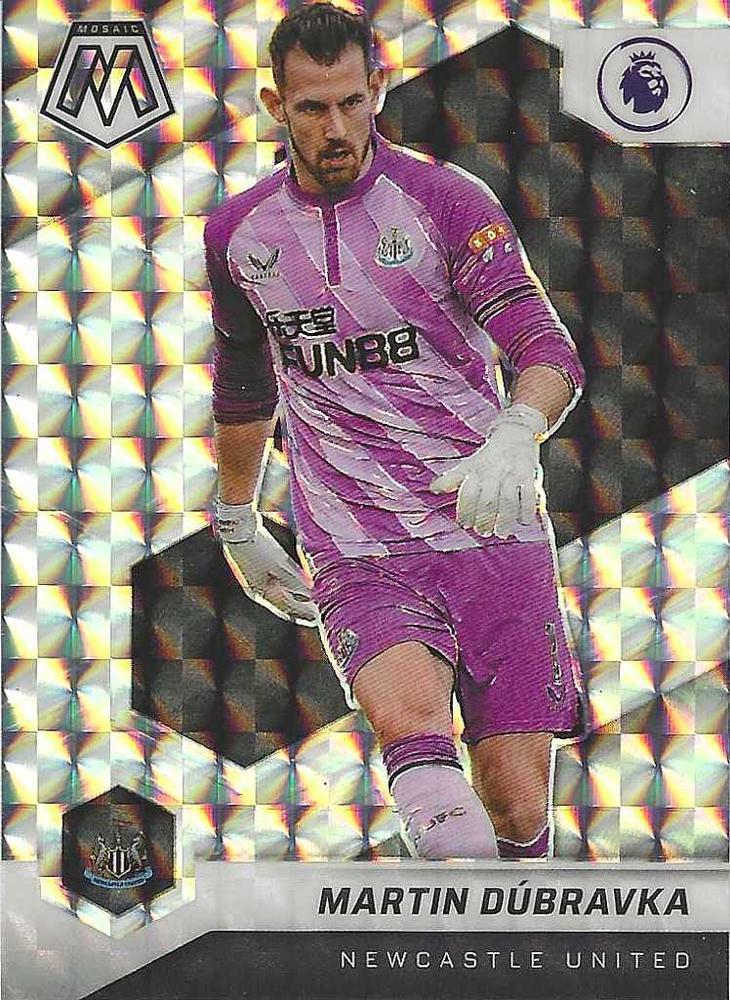 #183 Martin Dubravka - Newcastle United - 2021-22 Panini Mosaic Premier League - Mosaic Soccer
