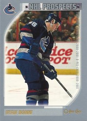 #312 Ryan Bonni - Vancouver Canucks - 2000-01 O-Pee-Chee Hockey