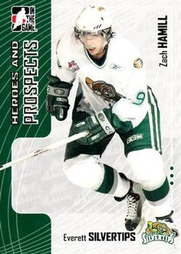 #312 Zach Hamill - Everett Silvertips - 2005-06 In The Game Heroes and Prospects Hockey