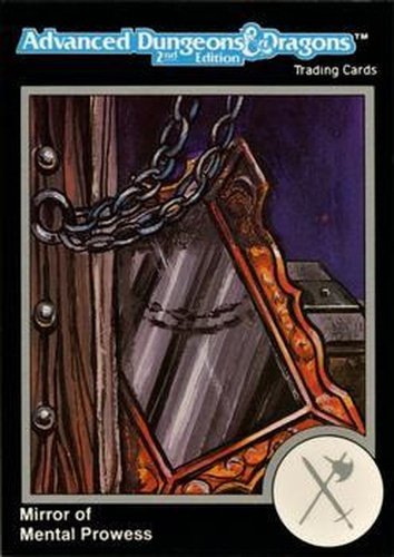 #312 Mirror of Mental Prowess - 1991 TSR Advanced Dungeons & Dragons - Silver
