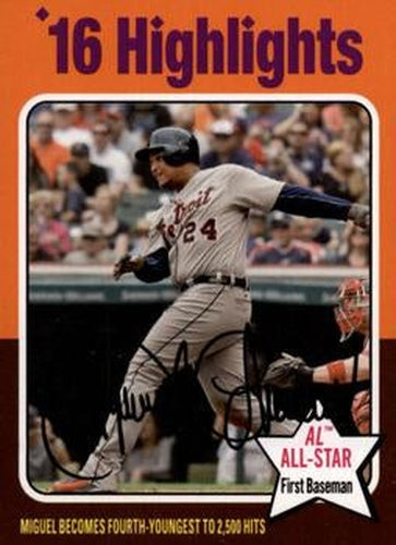 #312 Miguel Cabrera - Detroit Tigers - 2019 Topps Archives Baseball