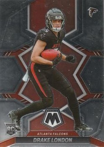 #312 Drake London - Atlanta Falcons - 2022 Panini Mosaic Football