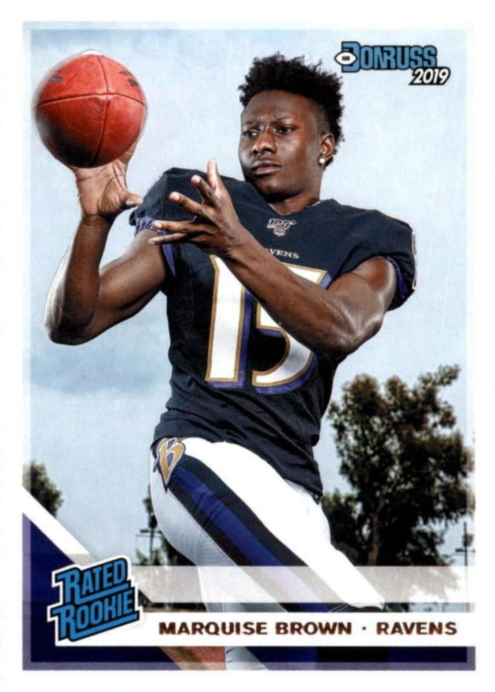 #312 Marquise Brown - Baltimore Ravens - 2019 Donruss Football