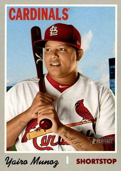 #312 Yairo Munoz - St. Louis Cardinals - 2019 Topps Heritage Baseball