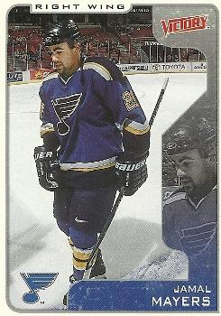 #312 Jamal Mayers - St. Louis Blues - 2001-02 Upper Deck Victory Hockey