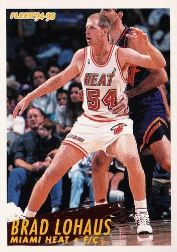 #312 Brad Lohaus - Miami Heat - 1994-95 Fleer Basketball