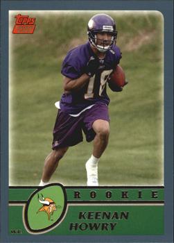 #312 Keenan Howry - Minnesota Vikings - 2003 Topps Football