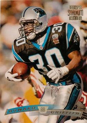 #312 Howard Griffith - Carolina Panthers - 1996 Stadium Club Football