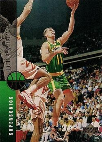 #312 Detlef Schrempf - Seattle SuperSonics - 1994-95 Upper Deck Basketball