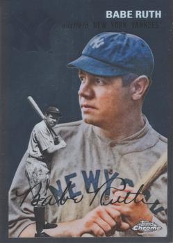 #312b Babe Ruth - New York Yankees - 2023 Topps Chrome Platinum Anniversary Baseball