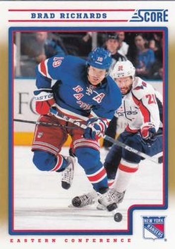 #313 Brad Richards - New York Rangers - 2012-13 Score - Gold Rush Hockey
