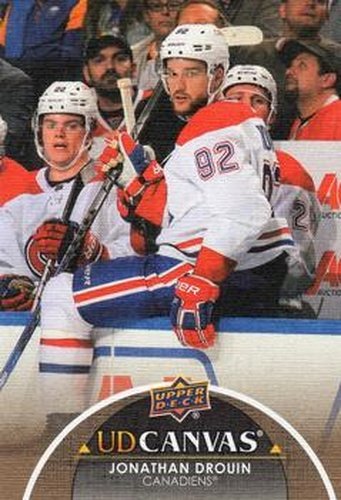 #C313 Jonathan Drouin - Montreal Canadiens - 2021-22 Upper Deck - UD Canvas Hockey