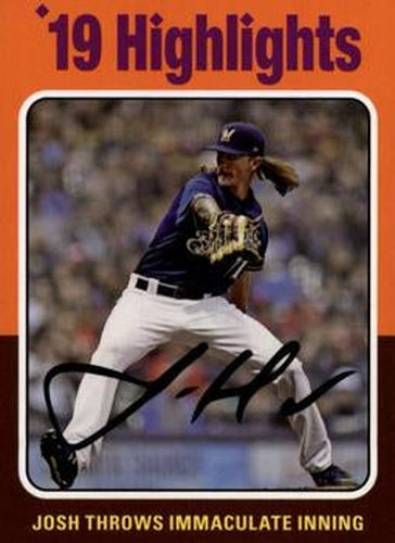 #313 Josh Hader - Milwaukee Brewers - 2019 Topps Archives Baseball