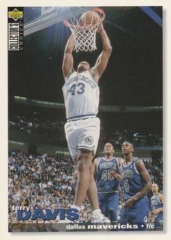 #313 Terry Davis - Dallas Mavericks - 1995-96 Collector's Choice Basketball