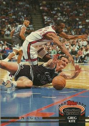 #313 Greg Kite - Orlando Magic - 1992-93 Stadium Club Basketball